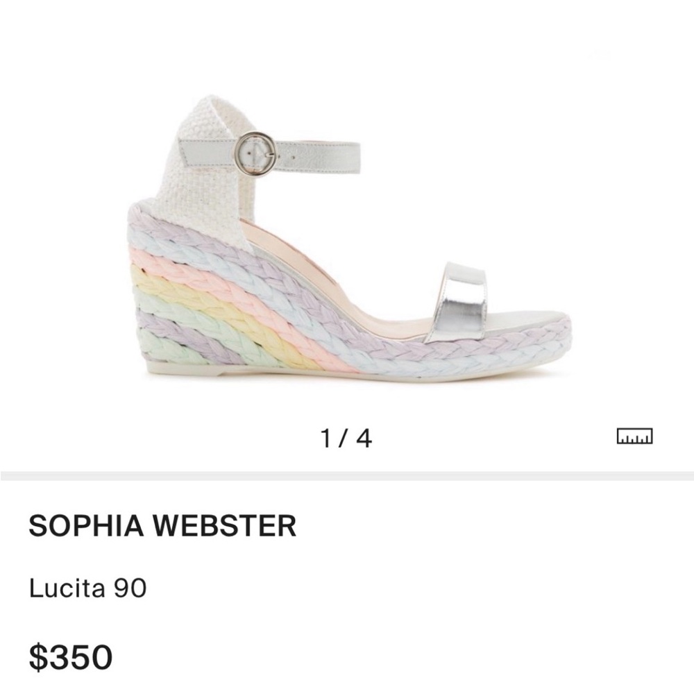 Sophia Webster Lucita 90 wedges 37.5